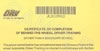 OL 392 DMV driving school certificate